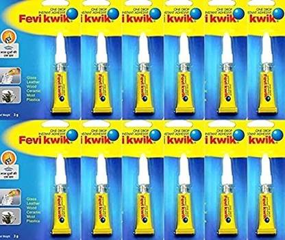 Pidilite Fevikwik 1g pack of 12 Adhesive