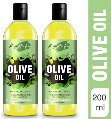 KayaMantra Cold Pressed Olive Oil - 100% Pure & Hexane Free