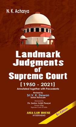 Landmark Judgments of Supreme Court [1950 -- 2021]