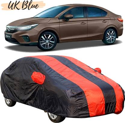 UK Blue Car Cover For Honda New City (With Mirror Pockets)