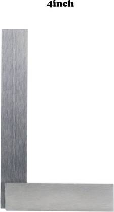 LAXMI Metal High Grade Engineering Try Square 4inch(Silver) Tri-Square
