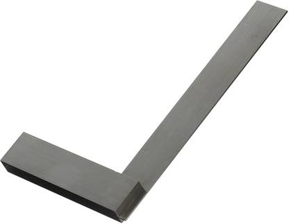LAXMI Metal High Grade Engineering Try Square 8inch(Silver) Tri-Square