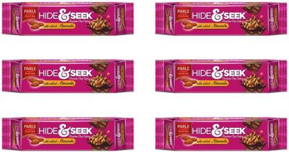 PARLE HIDE & SEEK CHOCOLATE CHIP COOKIES WITH ADDED ALMONDS Biscotti Biscuit