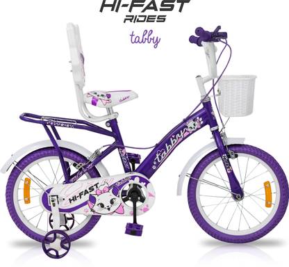 Hi-Fast Tabby Kids Cycle For 4 Years to 7 Years Semi Assembled 16 T (inch) Road Cycle