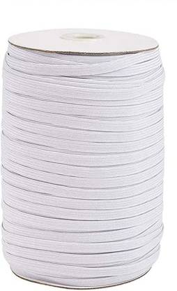 golden wheel Woven White Elastic