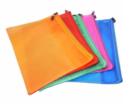 MR ENTERPRISE Polypropyline Zip Pouch For Papers