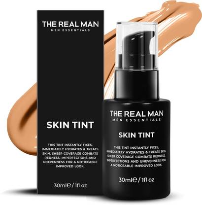 THE REAL MAN Skin Tint For Men For Undetectable Filter Look. Foundation