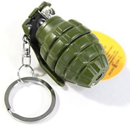 Explorer Army Military Soldier Fighter Design Fuze Grenade Bomb Shaped Pocket Size Lighter | Military | Refillable Butane Gas System | AmazingGifting Purpose For Cigarette Users Lovers | Adjustable Flame Height Function Pocket Lighter