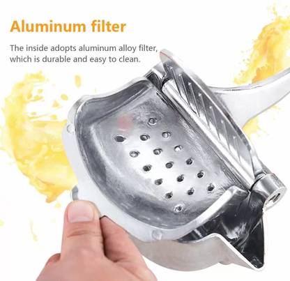 Logyk Aluminium Squeeze Manual Lime Orange Juice Grapefruit Presser Extractor Maker Hand Juicer