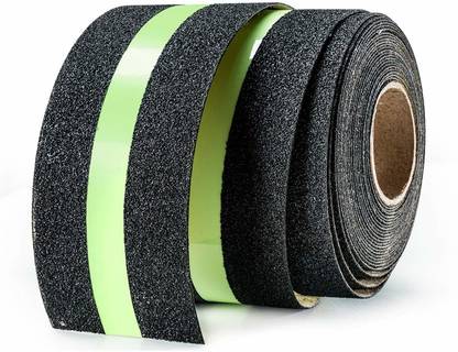 Laxvila Anti Slip Glow Tape,Luminous Anti Skid Fall Resistant Tape,Glow in The Dark Tape 5 m Anti Slip Tape