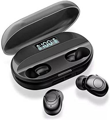 CRATIX T2 TWS 5.0 Wireless with 1500mah Power Bank with led Display Headset Bluetooth