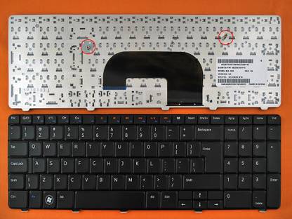 SellZone Keyboard For Dell Inspiron 17R N7010, 8V8RT, 08V8RT, V104025CS, V104025CS1 Internal Laptop-size Laptop Keyboard Compatible with Desktop, Laptop, Mac