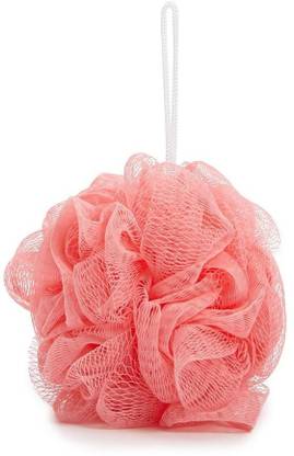 MK Life Bathing Round Loofah Bath Sponge Pouf Body Scrubber Exfoliator