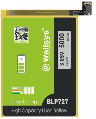 WELLSYS Mobile Battery For  OPPO A5 2020 / A9 2020 BLP727 5000mAh