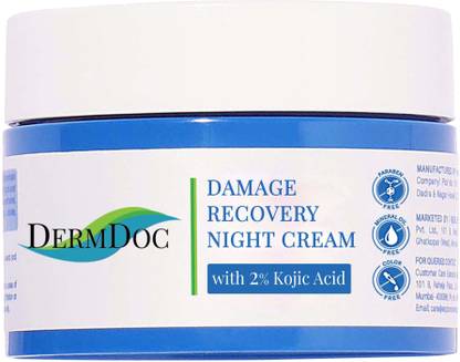 DermDoc Damage Recovery Night Cream with 2% Kojic Acid (60 g)