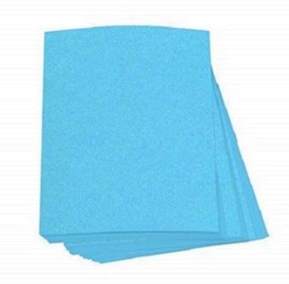 Eclet A4 40 Sheet Sky Blue Color Paper (180-240 GSM) Double side coloured sheet A4 180 gsm Coloured Paper