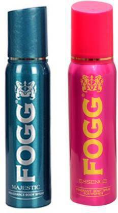 FOGG MAJESTIC +ESSENCE 120ml pack of 2 Perfume  -  120 ml