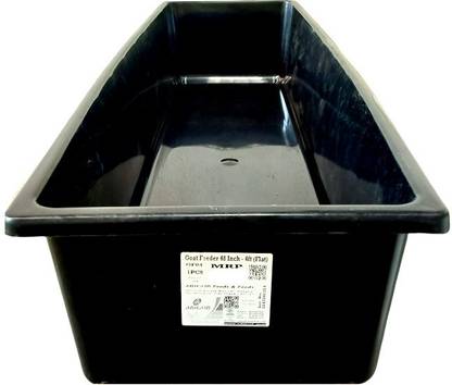 ADILAID Goat / Sheep Feeder 48 Inch - 4ft (Flat) Fiber Pet Bowl