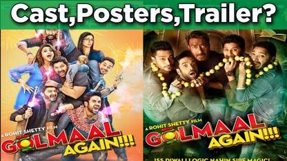 golmaal again POSTER PRINT ON 36X24 INCHES Photographic Paper