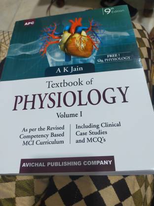 Textbook Of Physiology (2 Volumes) With Complete Guide Attachedby A.k.jain