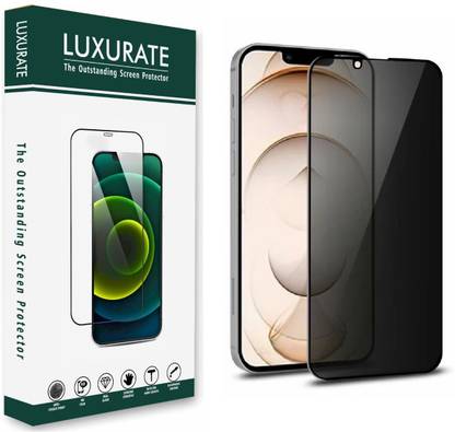 LUXURATE Edge To Edge Tempered Glass for Apple iPhone 13 Mini