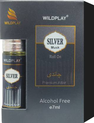 Wildplay Silver Musk 7ml Attar Perfume  -  7 ml