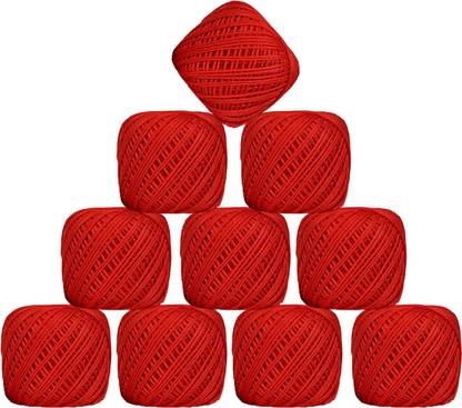 Crochet Yarn Red Thread