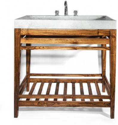 Oceanic6 36 inches Counter Top Wash Basin Bathroom Vanity with Open Base Counter Top
