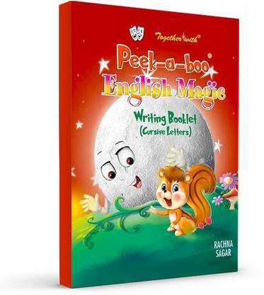 Together With Peek a boo English Magic Writing Booklet Cursive Letters