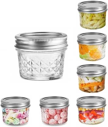 GRACIOUS MART Glass, Steel Utility Container  - 100 ml