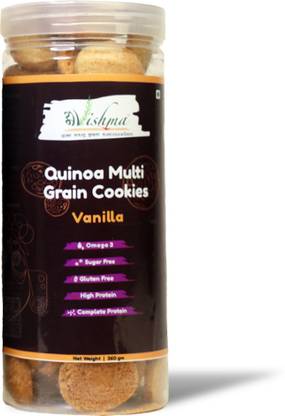 Avishma Quinoa Multi Grain Vanilla Cookies Biscuit