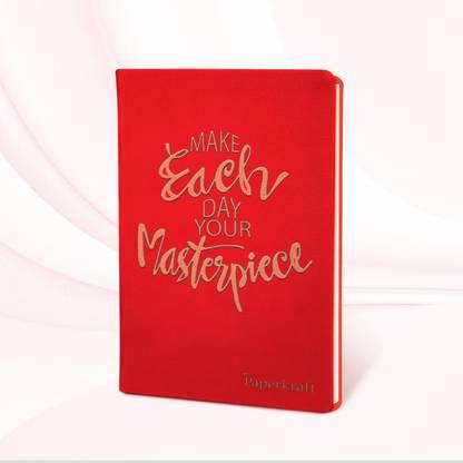 Paperkraft Designer Series with PU leather A5 Diary Unruled 192 Pages