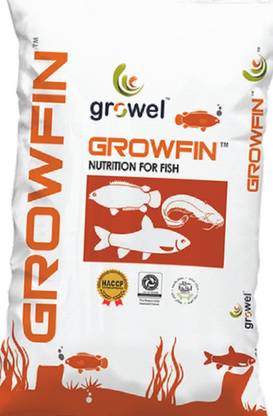 Logarithm Growel Growfin Fish Feed/Food floating pellets(0.6mm) 425g 0.4 kg Dry New Born Fish Food