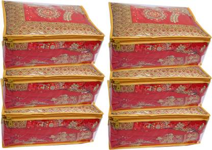 LINE INDUSTRIES INDO GOLDEN MULTI PACKING FANCY SAREE BOX PACK OF 6