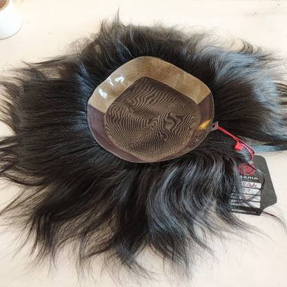 golden hair int Blake hair patch size (8x6) 100% Human hair thin skin base Hair Extension