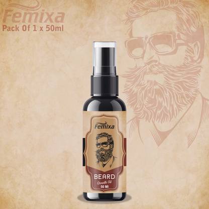 FEMIXA 100% Natural Oil Used Pure Beard Growth  Hair Oil