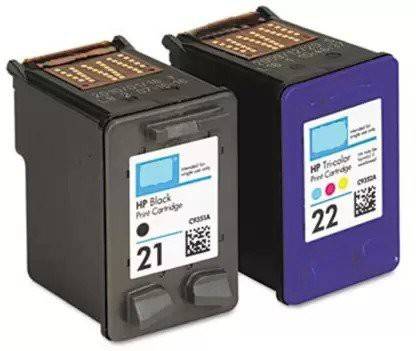 proprint 21/22 Ink cartridge for HP Printer Black + Tri Color Combo Pack Ink Cartridge