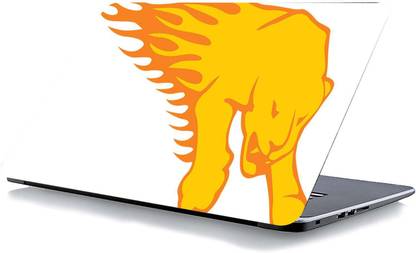 qth LINE ART LAP-0354 VINYL Reusable Laptop Skin Compatible for 15.6 inch