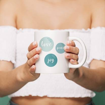 bappamorya Ceramic Printed Coffe 300ML BM216 Ceramic Coffee Mug