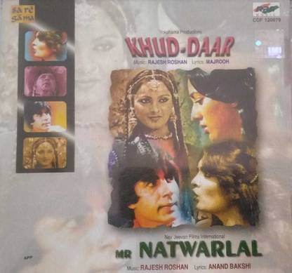 KHUD-DAAR/ MR. NATWARLAL Audio CD Limited Edition