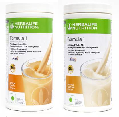 HERBALIFE FORMULA 1 ORANGE & BANANA 2 PIECES Protein Shake