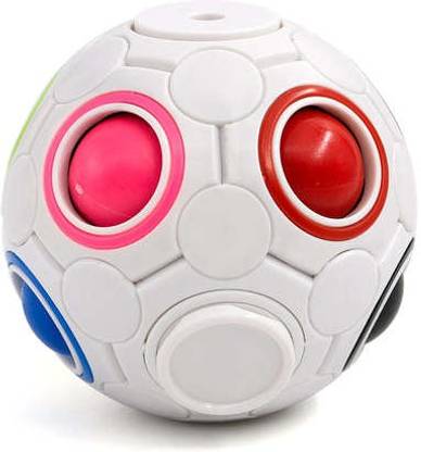 Cubelelo Drift Rainbow Ball Spinner White Speedcube Highspeed Magic Cube Puzzle