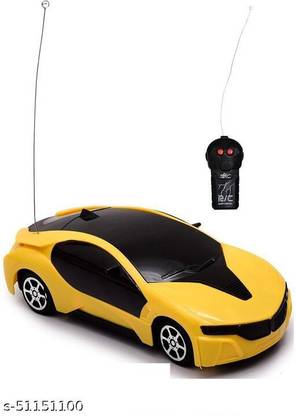 XALTO 3d fast modern car WITH 3D light YELLOW
