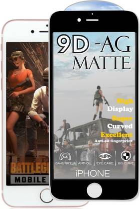 Mobilive Edge To Edge Tempered Glass for Apple iPhone SE 9D Matte Anit Fingerprint Gaming Screen Protector