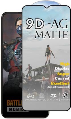 Mobilive Edge To Edge Tempered Glass for Samsung Galaxy A50 9D Matte Anit Fingerprint Gaming Screen Protector