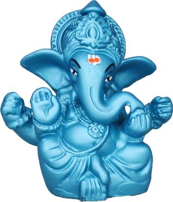 vinayakmoorti Ganesh Murti For Car Dashborad Ganesha Statue (7x3x6)(Light Velvet Color) Decorative Showpiece  -  7 cm