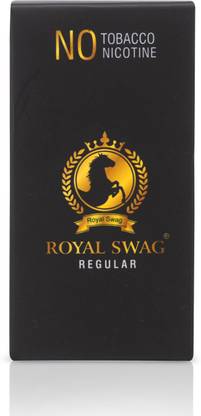 ROYAL SWAG Ayurvedic Herbal Cigarettes Tobacco-Free, Nicotine Free Regular Flavour 10 Stick Smoking Cessations
