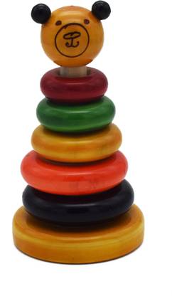 justhandmade Wooden Ring Stacker Toy For Kids - Small