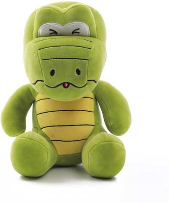 Krypton Super Crocodile Soft Stuffed Plush Toy | 25 cm | Green  - 22 mm