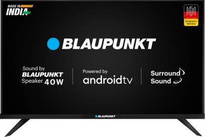 [For HDFC Bank Credit Card EMI] Blaupunkt Cybersound 108 cm (43 Inch) Full HD LED Smart Android TV with 40W Speaker  (43CSA7121)